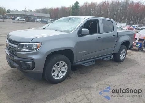 2022 Chevrolet Colorado 2Wd Short Box Lt from USA, damaged, VIN 1GCGSCEN7N1315846